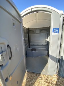 Interior of our ADA Compliant Toilets